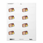 テレビ凍っていディナー ラベル (フルシート)