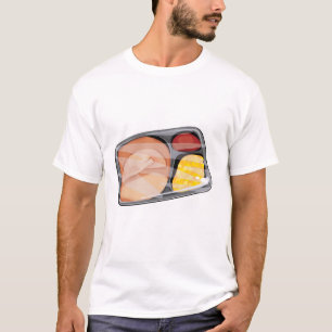 テレビ凍っていディナー Tシャツ