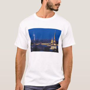 テレビ塔の高いところからの景色 Tシャツ