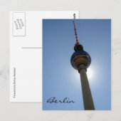 テレビ塔ベルリン ポストカード (正面/裏面)