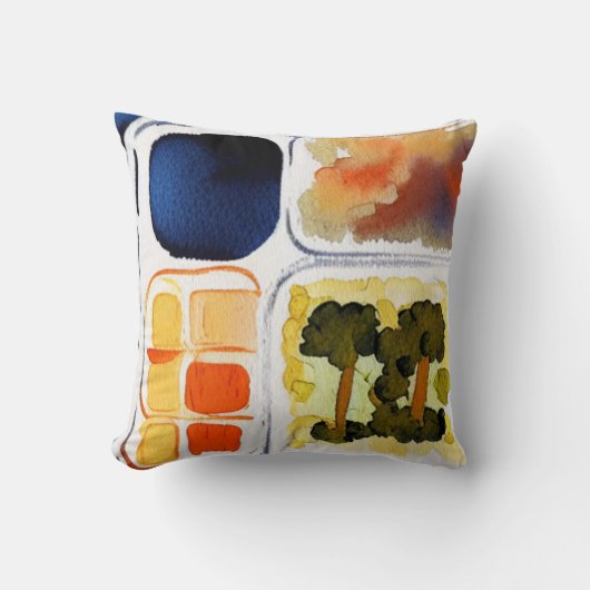 テレビ夕食会 クッション (正面)