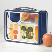 テレビ夕食会 メタルランチボックス (インサイチュ)