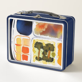 テレビ夕食会 メタルランチボックス