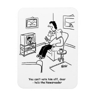 テレビ投票の漫画 マグネット