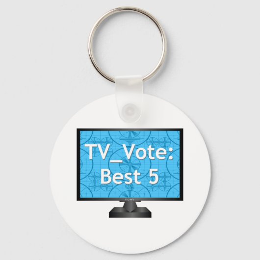 テレビ投票公式キーチェーン キーホルダー (正面)
