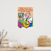 テレビ放送について電話で不平を言う男性 ポスター (キッチン)