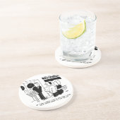 テレビ漫画に出演していないレストランのシェフ コースター (側面)