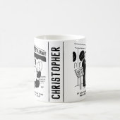 テレビ漫画に出演していないレストランのシェフ コーヒーマグカップ (中央)