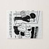 テレビ漫画に出演していないレストランのシェフ ジグソーパズル (横)