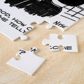 テレビ漫画に出演していないレストランのシェフ ジグソーパズル (側面)