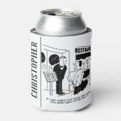 テレビ漫画に出演していないレストランのシェフ 缶クーラー (缶正面)