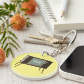 テレビ漫画イラストレーション キーホルダー (正面右)