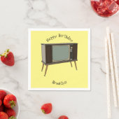 テレビ漫画イラストレーション スタンダードカクテルナプキン (インサイチュ)