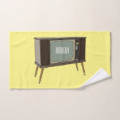 テレビ漫画イラストレーション バスタオルセット (ハンドタオル)