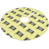 テレビ漫画イラストレーション ブラッシュドポリエステルツリースカート (アングル)