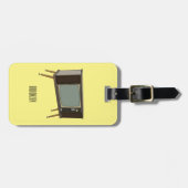 テレビ漫画イラストレーション ラゲッジタグ (正面横)