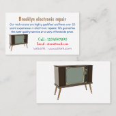 テレビ漫画イラストレーション 名刺 (正面/裏面)