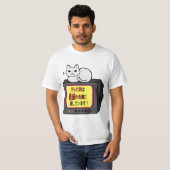 テレビ猫は絶滅の危機に瀕しています! Tシャツ (正面フル)