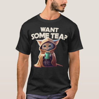 テレビ番組の少女にインスパイアされたAI猫のTシャツ Tシャツ