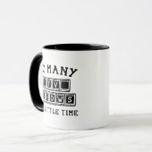 テレビ番組の数が多い マグカップ (正面左)