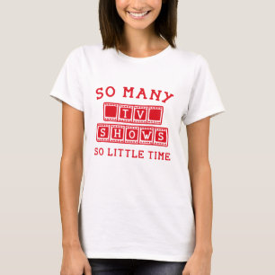 テレビ番組の数が多い Tシャツ