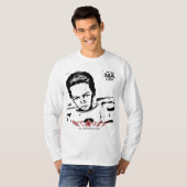 テレビ番組の表紙を長く読んで謝罪する Tシャツ (正面フル)