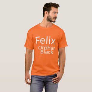 テレビ番組のFelix Orphan Black シンプル文字 Tシャツ