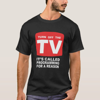 テレビ番組をオフにする Tシャツ