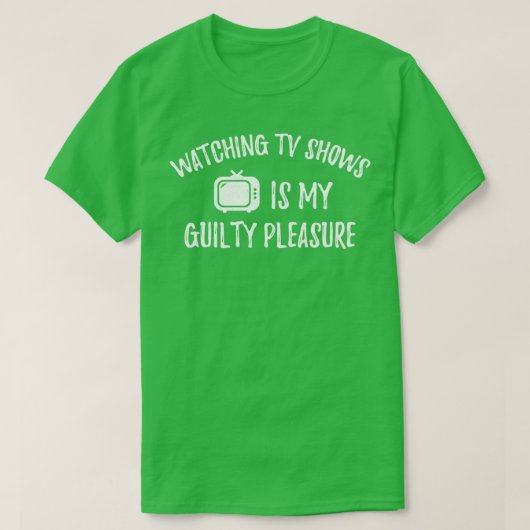 テレビ番組を見るのが私の罪の意識1 Tシャツ (デザイン正面)