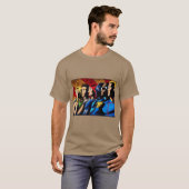 テレビ番組「ザ・ボーイズ」のヒーローお笑い Tシャツ (正面フル)