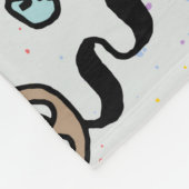 テレビ番組、シリーズ、映画のドッおもしろいドルヴィンテージ フリースブランケット (角)