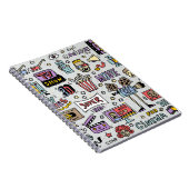 テレビ番組、シリーズ、映画ドードルおもしろいヴィンテージ ノートブック (右側)