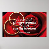 テレビ結婚向けCHRISTIAN FRAME Artの3重コードクリスチャン ポスター (正面)