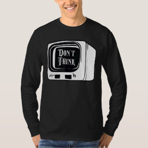 テレビ考えの教説マインドコントロールCを見ない Tシャツ
