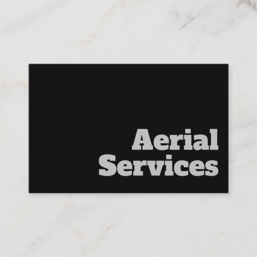 テレビ航空サービスデザイン 名刺 (正面)