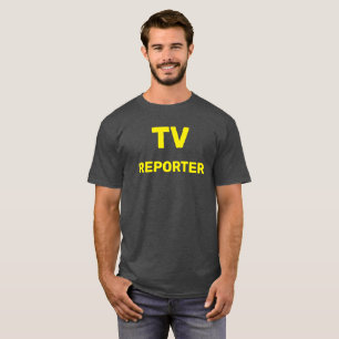 テレビ記者 Tシャツ