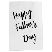 テレビ遠隔操作父の日 ミディアムペーパーバッグ (裏面)