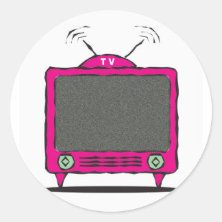 テレビ/テレビアイコン ラウンドシール