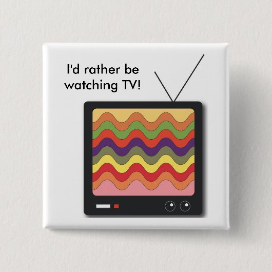 テレビ – ボタン 缶バッジ (正面)