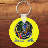 テレフォニカGSXR 600 キーホルダー (正面)