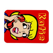 テレフォンガール漫画ストリップフレキシマグネット マグネット (横)