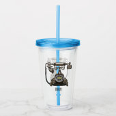 テレホンカートゥーイラストレーション アクリルタンブラー (正面)