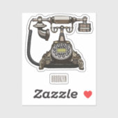 テレホンカートゥーイラストレーション シール (シート)