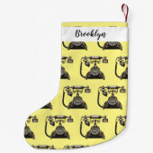 テレホンカートゥーイラストレーション スモールクリスマスストッキング (裏面)