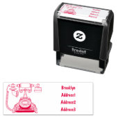 テレホンカートゥーイラストレーション セルフインキングスタンプ (インサイチュ)