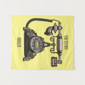 テレホンカートゥーイラストレーション タペストリー (正面(横))