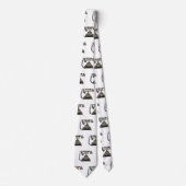 テレホンカートゥーイラストレーション ネクタイ (正面)