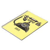 テレホンカートゥーイラストレーション ノートブック (左側)