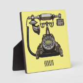 テレホンカートゥーイラストレーション フォトプラーク (正面)