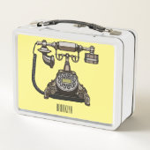 テレホンカートゥーイラストレーション メタルランチボックス (裏面)